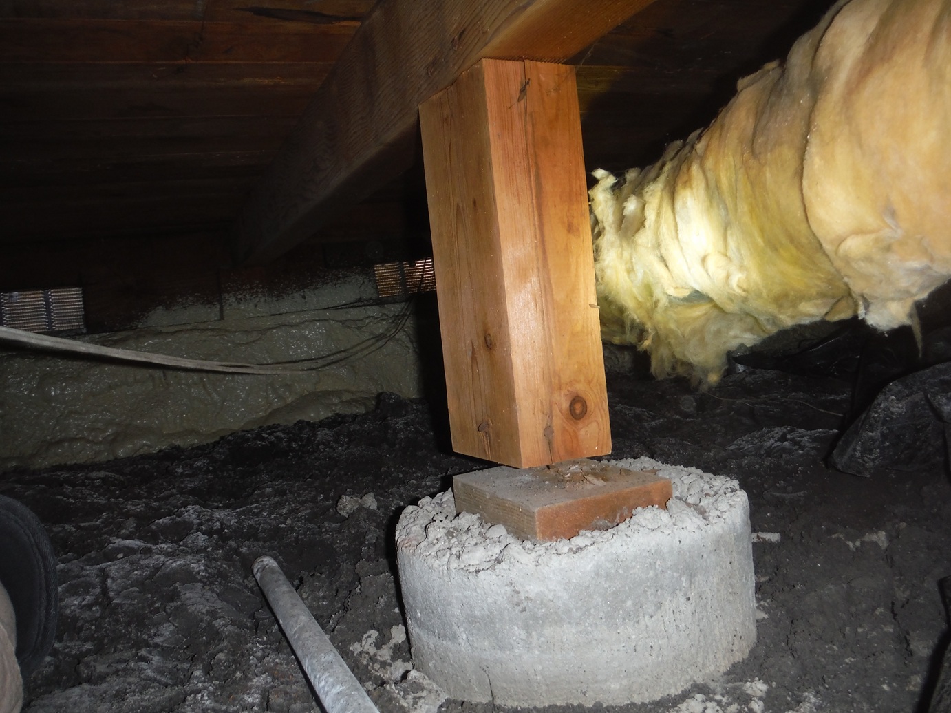 Foundation inspection photo
